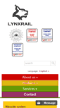 Mobile Screenshot of lynxrail.com