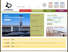 Tablet Screenshot of lynxrail.com